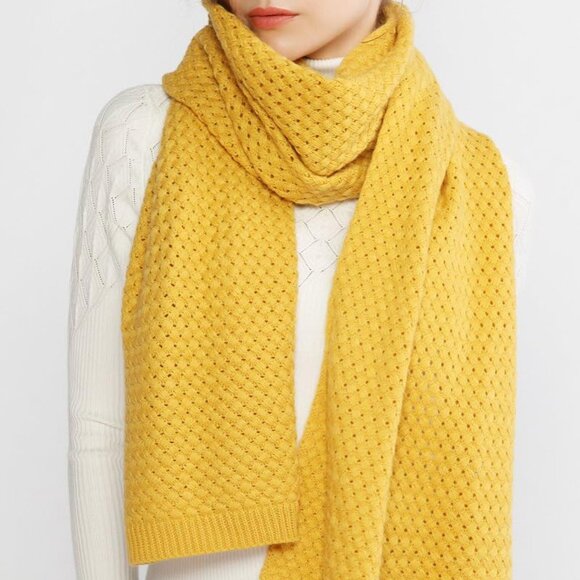 Winter Scarfs for Women Cold Weather Chunky Knit Scarf Warm Thick Scarf Long Lar - Picture 2 of 7